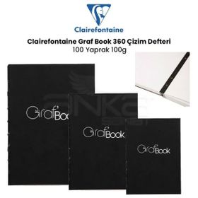 Clairefontaine Graf Book 360 100 Yaprak 100 gr Çizim Defteri