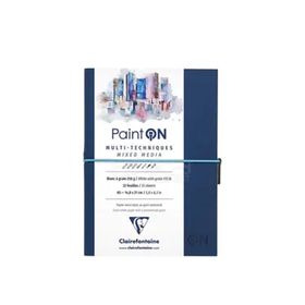 Clairefontaine Paint On Mixed Media Beyaz Dokulu Blok A5 250 gr 32 Yaprak Defter
