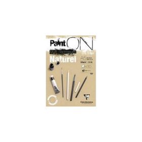 Clairefontaine Paint On Multi-Techniques Naturel A5 250 GR 30 Yaprak Kağıt