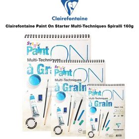 Clairefontaine Paint On Starter Multi-Techniques Spiralli 160 gr Defter