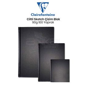 Clairefontaine Sketch 90 gr 100 Yaprak Çizim Blok