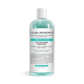 Clara 400 ml Hygienics Niacinamide Booster Gözenek Sıkılaştırıcı Aydınlatıcı Etkili Vegan Yüz Ve Vücut Gündüz Tonik