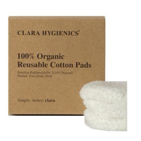Clara Hygienics 3 Adet Yeniden Kullanılabilir Makyaj Temizleme Pedi