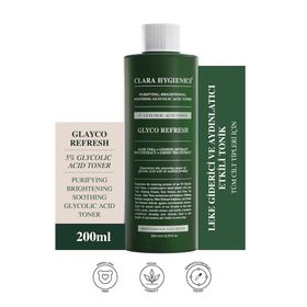Clara Hygienics %5 Glikolik Asit Leke Giderici ve Aydınlatıcı 200 ml Etkili Tonik
