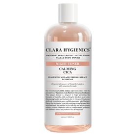 Clara Hygienics Calming Cica 400 ml Leke Karşıtı Yüz ve Vücut Gece Toniği