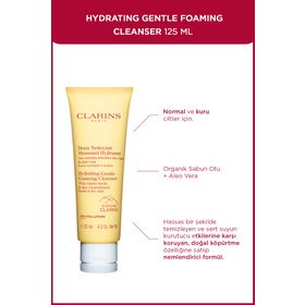 Clarins 125 ml Hydrating Gentle Foaming Cleanser Makyaj Temizleyici