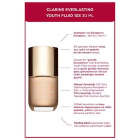 Clarins Everlasting Youth Fluid 103 30 ml Sıkılaştırıcı Fondöten