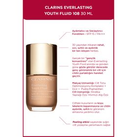 Clarins Everlasting Youth Fluid 108 W 30 ml Fondöten