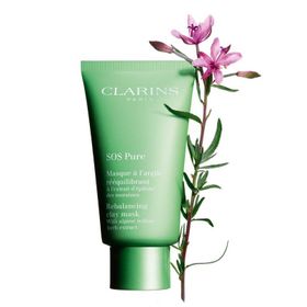 Clarins Sos Pure Rebalancing Clay 75 ml Maske