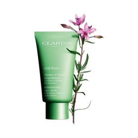 Clarins Sos Pure Rebalancing Clay 75 ml Maske