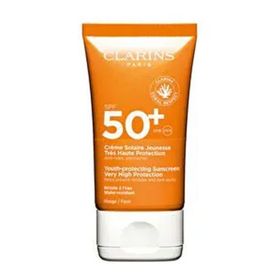 Clarins Sun Face CR Çok Yüksek Koruma SPF 50+ 50 ml Turuncu Güneş Kremi
