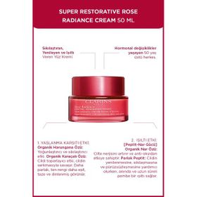 Clarins Super Restorative Rose Radiance 50 ML Aydınlatıcı Krem