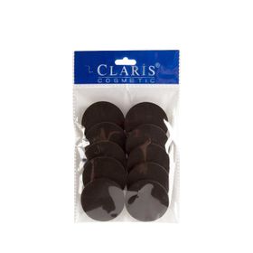 Claris Latex 10'lu Yuvarlak Siyah Makyaj Süngeri