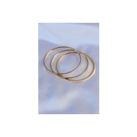 Clariss 316L Çelik Gold Renk Ajda Model Kadın 65 mm Bilezik