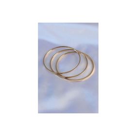 Clariss 316L Çelik Gold Renk Ajda Model Kadın 65 mm Bilezik
