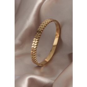Clariss 316L Çelik Gold Renk Arpa Model Kadın Kelepçe