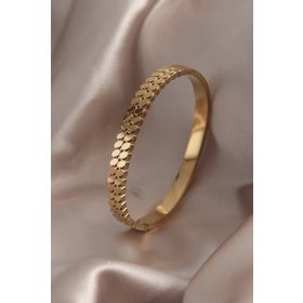 Clariss 316L Çelik Gold Renk Arpa Model Kadın Kelepçe