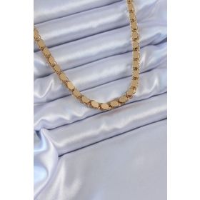 Clariss 316L Çelik Gold Renk Arpa Model Kadın Kolye