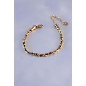 Clariss 316L Çelik Gold Renk Burgu Kadın Bileklik