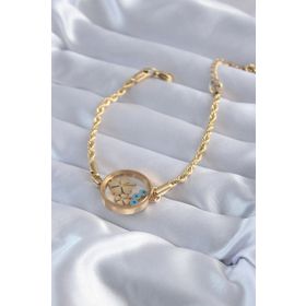 Clariss 316L Çelik Gold Renk Burgu Kadın Bileklik