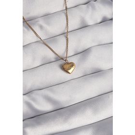 Clariss 316L Çelik Gold Renk Kalp Model Love Kolye