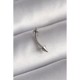 Clariss 316L Çelik Gümüş Renk Çivi Model Piercing