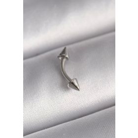 Clariss 316L Çelik Gümüş Renk Çivi Model Piercing