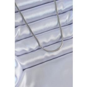 Clariss 316L Çelik Gümüş Renk İnce İtalyan Zincir Model 45 cm Kadın Kolye