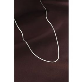 Clariss 316L Çelik Gümüş Renk İnce İtalyan Zincir Model 60 cm Kadın Kolye