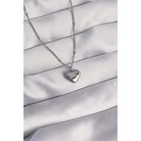 Clariss 316L Çelik Gümüş Renk Kalp Model Love Kolye