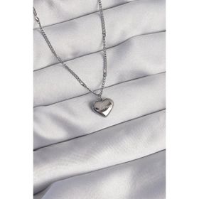 Clariss 316L Çelik Gümüş Renk Kalp Model Love Kolye