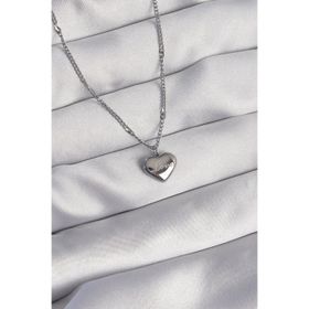 Clariss 316L Çelik Gümüş Renk Kalp Model Love Kolye
