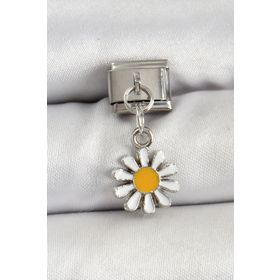 Clariss 316L Çelik Gümüş Renk Papatya Model Nomination Charm