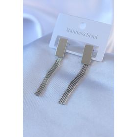 Clariss 316L Çelik Gümüş Renk Sallantı Model Kadın Küpe