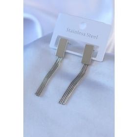 Clariss 316L Çelik Gümüş Renk Sallantı Model Kadın Küpe