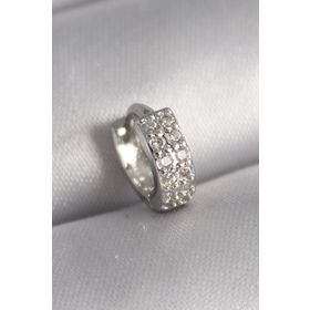 Clariss 316L Çelik Gümüş Renk Zirkon Taşlı Tragus Piercing