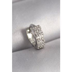 Clariss 316L Çelik Gümüş Renk Zirkon Taşlı Tragus Piercing