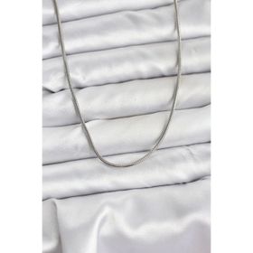 Clariss 316L Çelik Zincir Gümüş Renk 60 cm Yılan Zincir Kadın Kolye