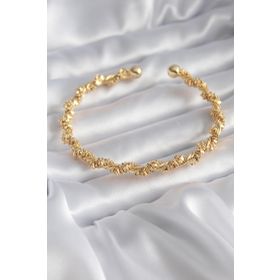 Clariss 316L Dorika Model Çelik Gold Renk Kadın Bileklik