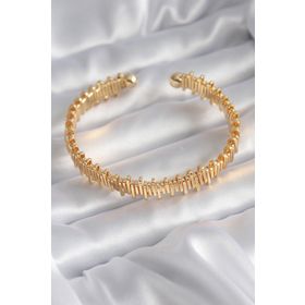 Clariss 316L Dorika Model Çelik Gold Renk Kadın Bileklik