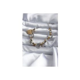 Clariss 316L Kalp Model Çelik Gold Renk Mix Renk Kadın Bileklik