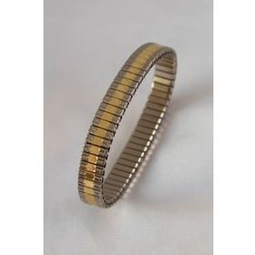 Clariss BJ-BB5460 316L Çelik Gümüş Gold Renk Nominaition Model Kadın Bileklik