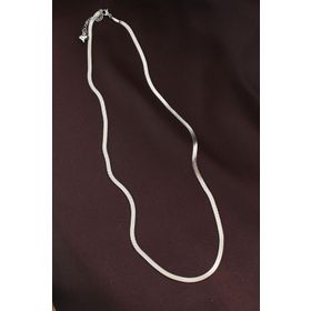 Clariss BJ-BKO6229 316L Çelik Gümüş Renk 60 cm İtalyan Zincir Kolye