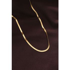Clariss BJ-BKO6230 316L Çelik Altın Renk 60 cm İtalyan Zincir Kolye