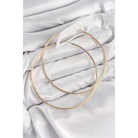 Clariss BJ-BKP8053 Gold Renk Halka Model Pirinç Kadın Küpe