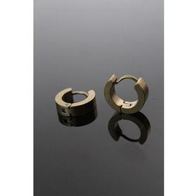 Clariss BJ-EKP252 316L Çelik Gold Renk Halka Model Çift Küpe