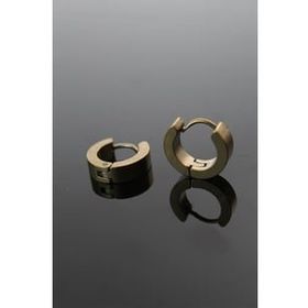 Clariss BJ-EKP252 316L Çelik Gold Renk Halka Model Çift Küpe