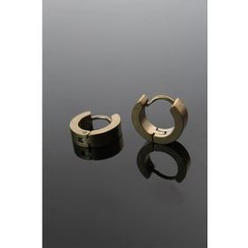 Clariss BJ-EKP252 316L Çelik Gold Renk Halka Model Çift Küpe