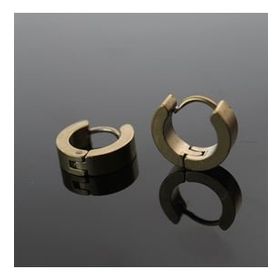Clariss BJ-EKP252 316L Çelik Gold Renk Halka Model Çift Küpe