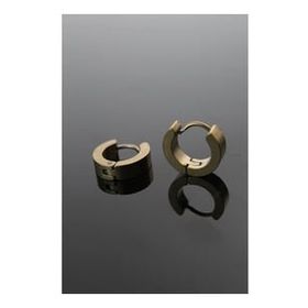 Clariss BJ-EKP252 316L Çelik Gold Renk Halka Model Çift Küpe